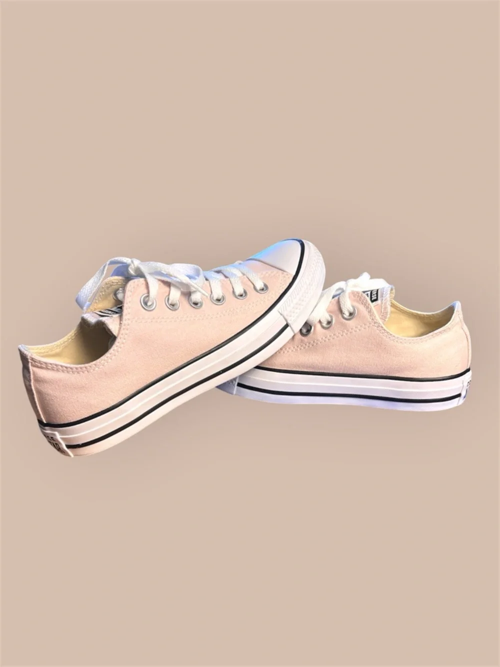 *New* CONVERSE Chuck Taylor All Star OX ‘Barely Rose’ Sneakers Sz W7/M5 - Picture 2 of 7